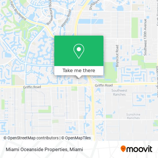 Miami Oceanside Properties map