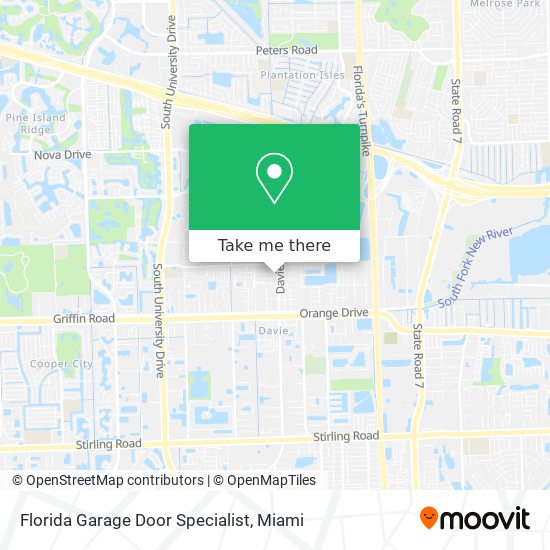 Mapa de Florida Garage Door Specialist