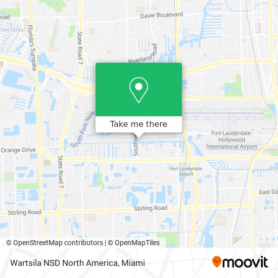 Mapa de Wartsila NSD North America