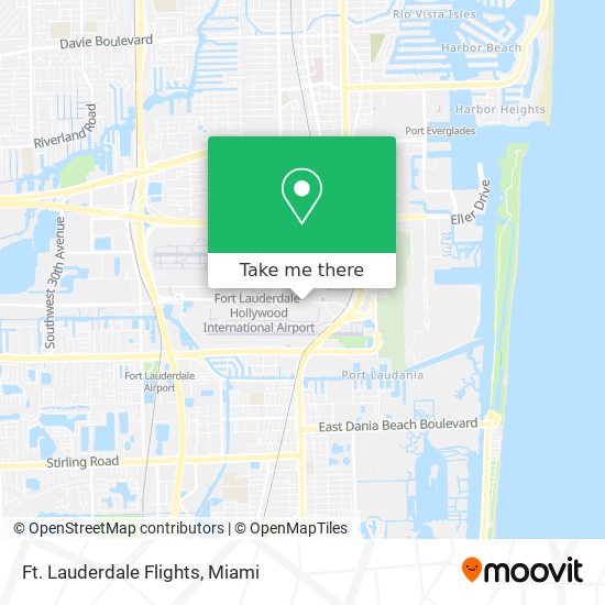 Mapa de Ft. Lauderdale Flights