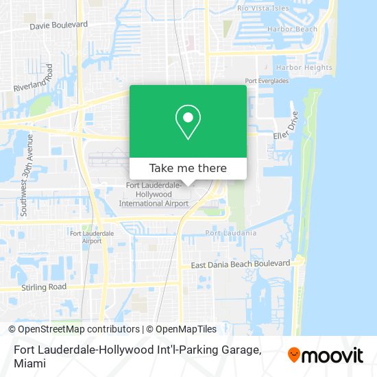 Mapa de Fort Lauderdale-Hollywood Int'l-Parking Garage