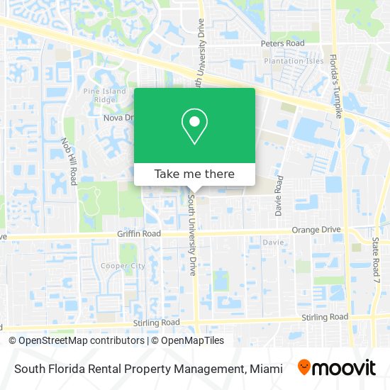 South Florida Rental Property Management map