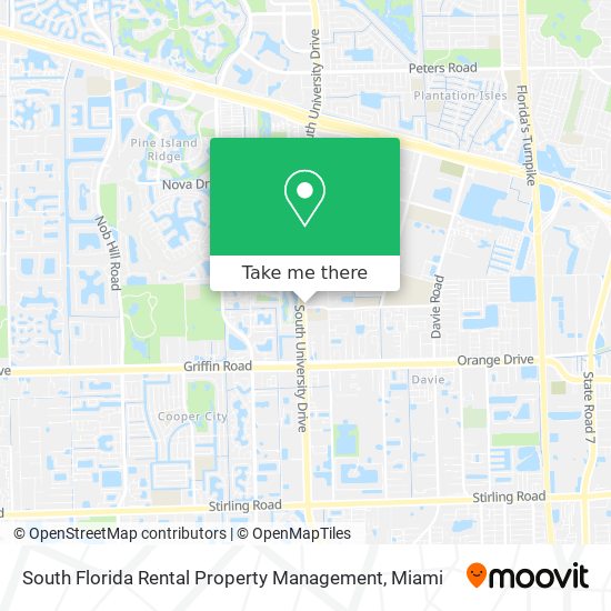 Mapa de South Florida Rental Property Management