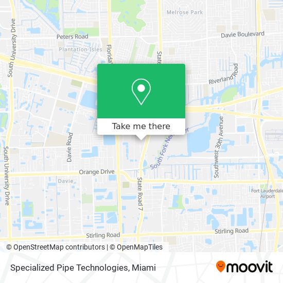 Mapa de Specialized Pipe Technologies