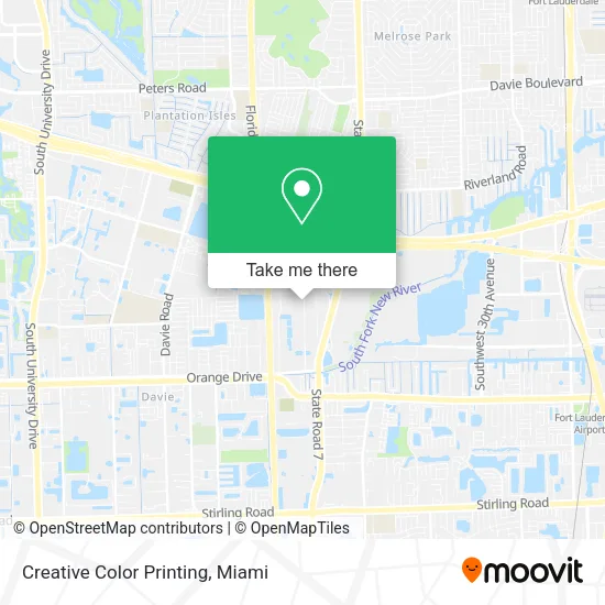 Creative Color Printing map