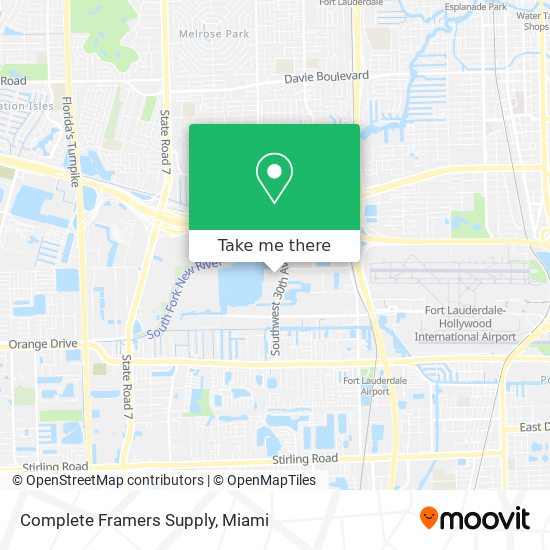 Mapa de Complete Framers Supply