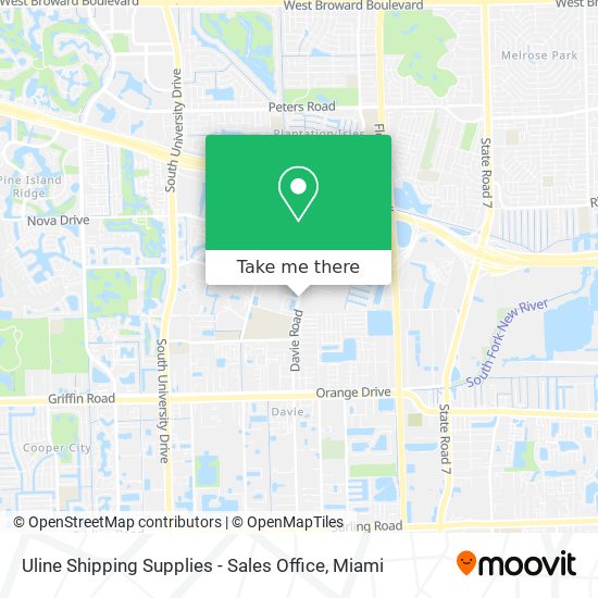 Mapa de Uline Shipping Supplies - Sales Office