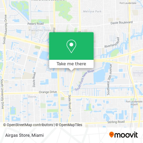 Airgas Store map