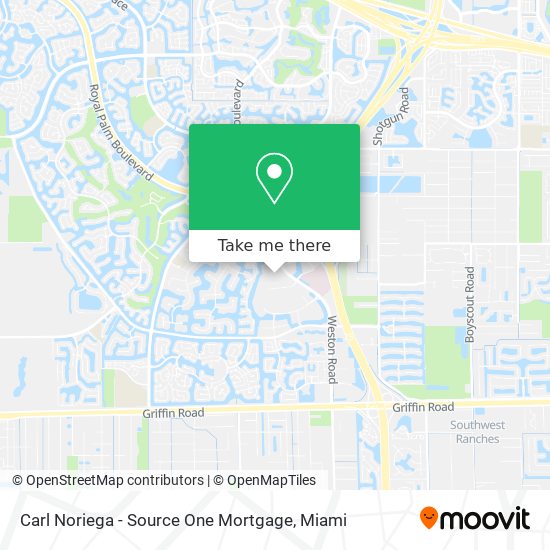 Carl Noriega - Source One Mortgage map