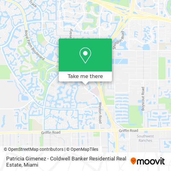 Patricia Gimenez - Coldwell Banker Residential Real Estate map