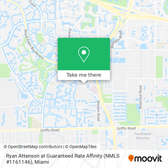 Ryan Attenson at Guaranteed Rate Affinity (NMLS #1161146) map
