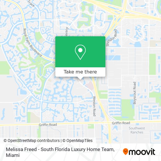 Melissa Freed - South Florida Luxury Home Team map