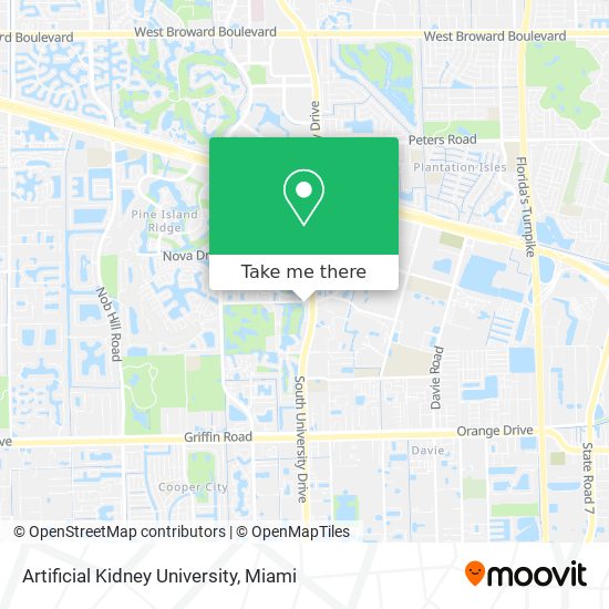 Artificial Kidney University map