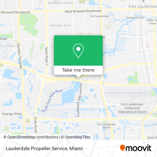 Lauderdale Propeller Service map