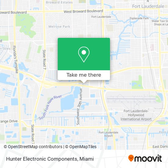 Mapa de Hunter Electronic Components