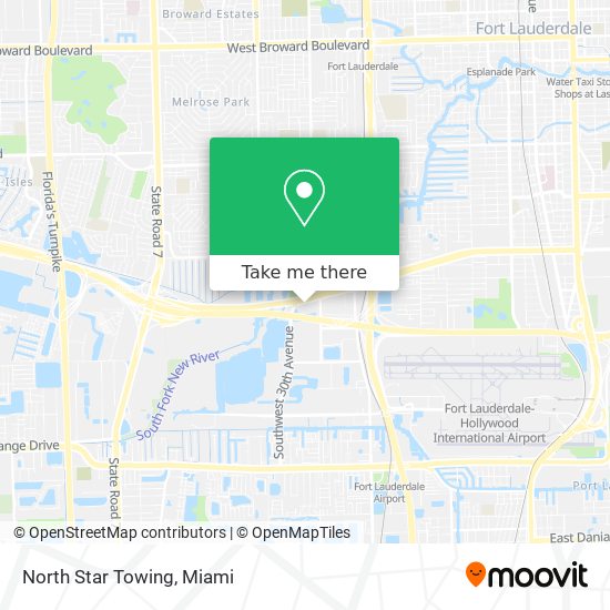 North Star Towing map