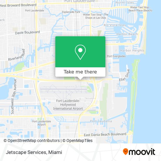 Mapa de Jetscape Services