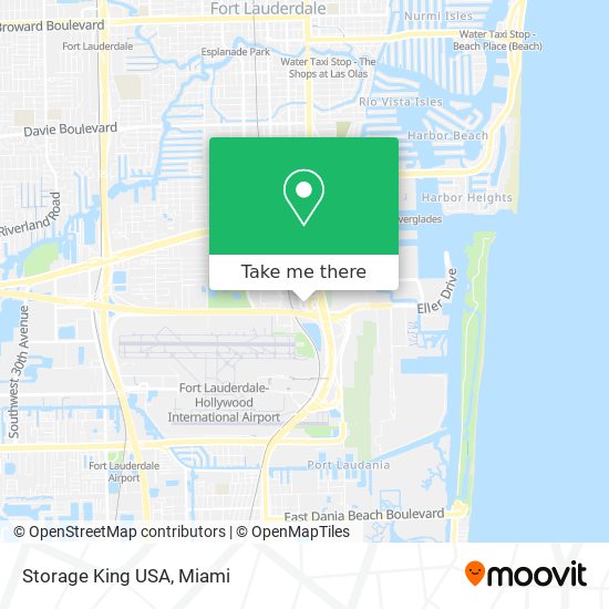 Mapa de Storage King USA