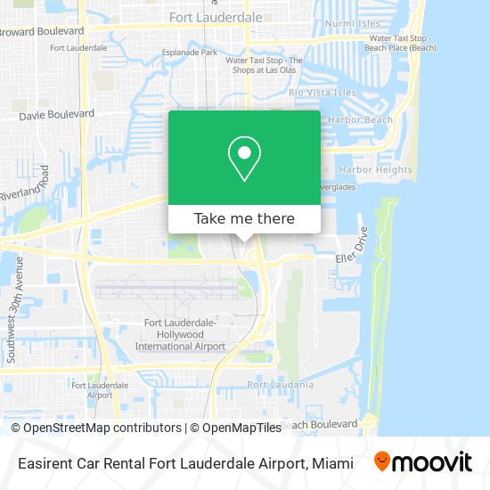 Easirent Car Rental Fort Lauderdale Airport map