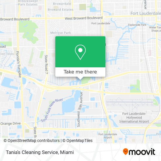 Mapa de Tania's Cleaning Service