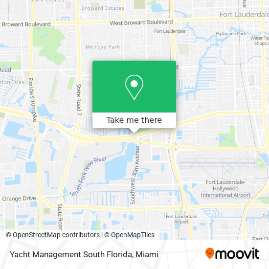 Yacht Management South Florida map