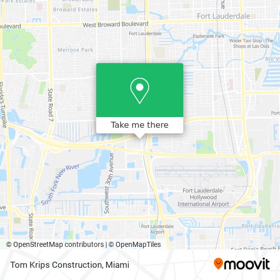 Tom Krips Construction map