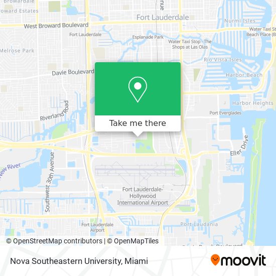 Nova Southeastern University map