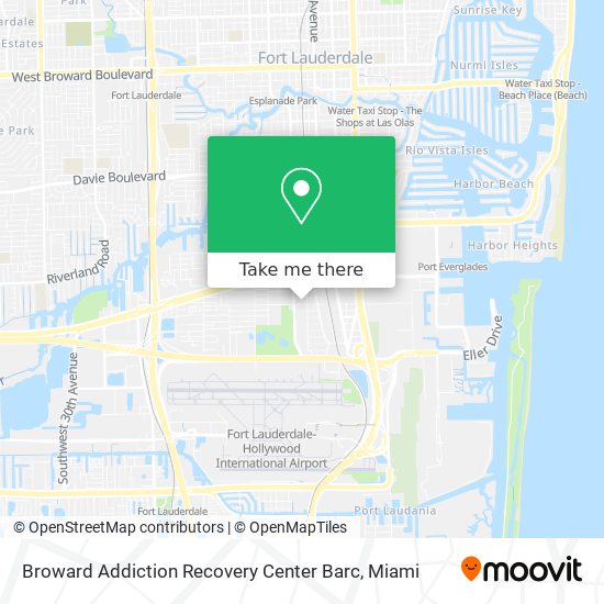 Broward Addiction Recovery Center Barc map