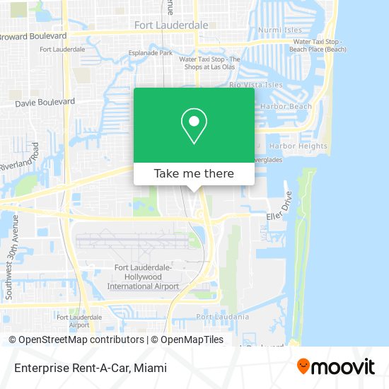 Enterprise Rent-A-Car map