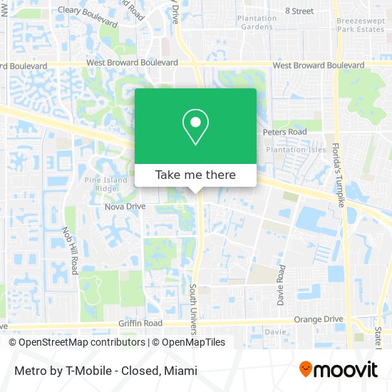 Metro by T-Mobile - Closed map