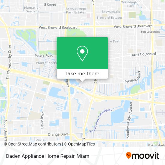 Mapa de Daden Appliance Home Repair
