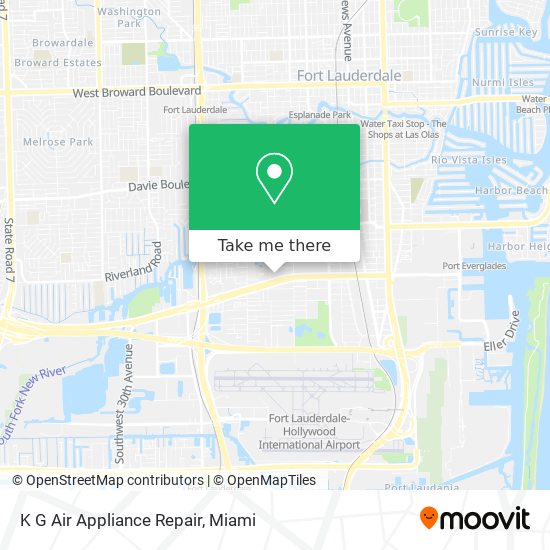 K G Air Appliance Repair map