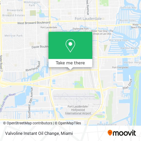 Mapa de Valvoline Instant Oil Change