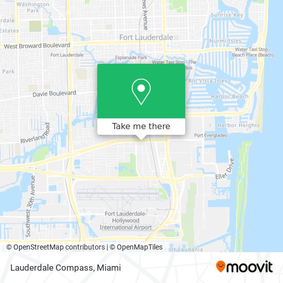 Mapa de Lauderdale Compass