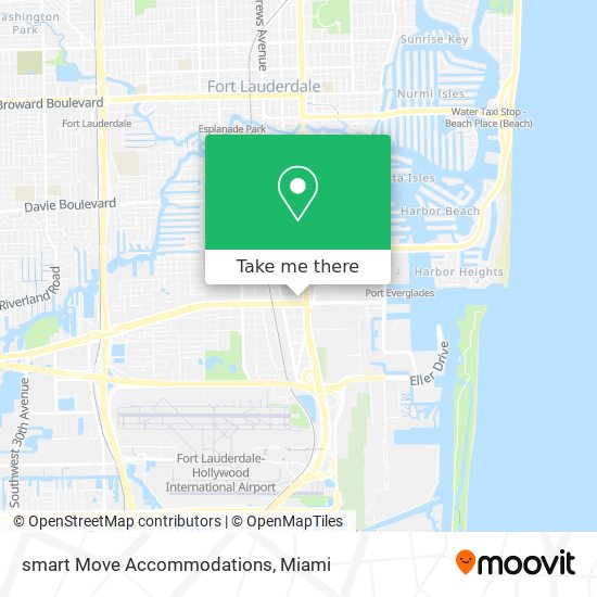 Mapa de smart Move Accommodations