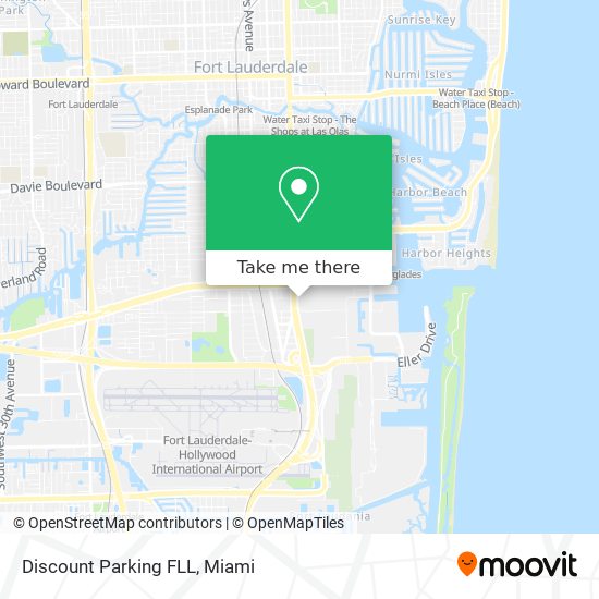 Discount Parking FLL map