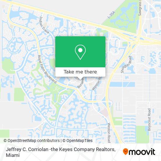 Mapa de Jeffrey C. Corriolan -the Keyes Company Realtors