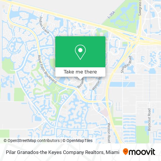 Mapa de Pilar Granados-the Keyes Company Realtors