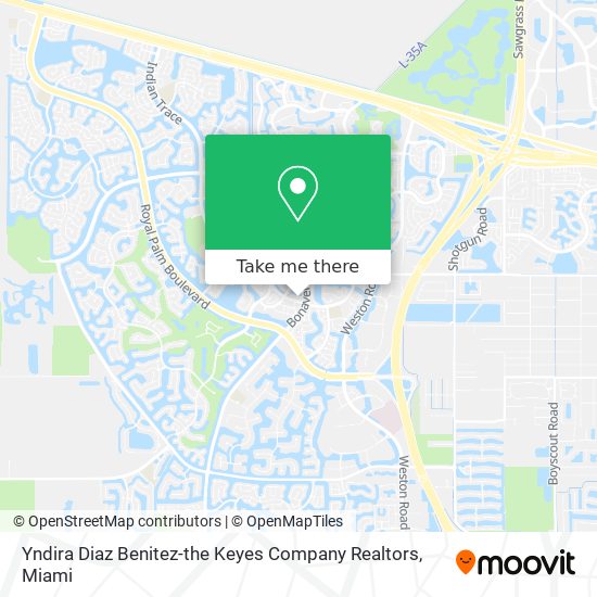 Yndira Diaz Benitez-the Keyes Company Realtors map