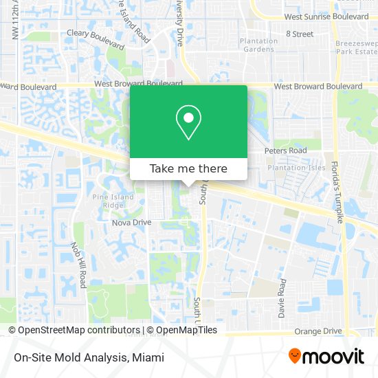 Mapa de On-Site Mold Analysis