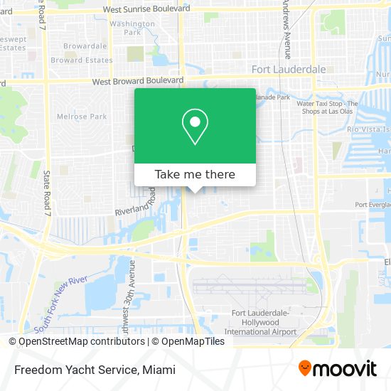 Freedom Yacht Service map