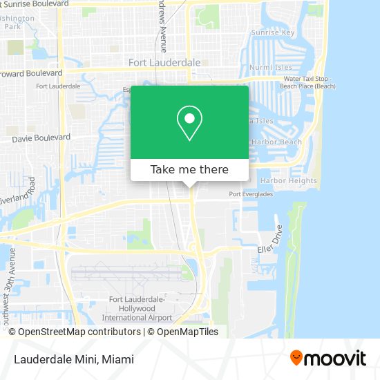Mapa de Lauderdale Mini