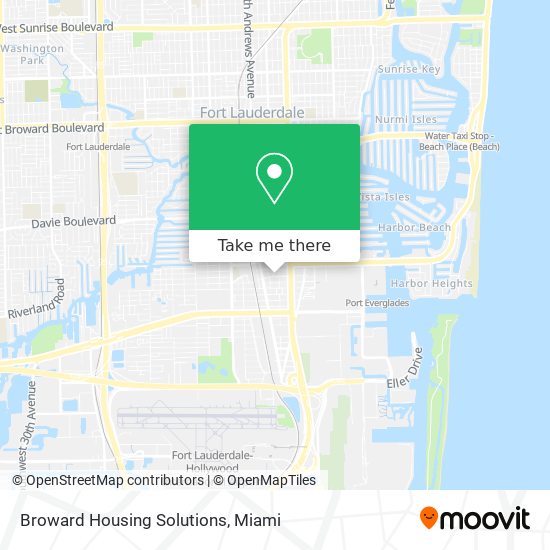 Mapa de Broward Housing Solutions