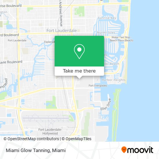 Miami Glow Tanning map