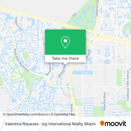 Valentina Riquezes - Isg International Realty map