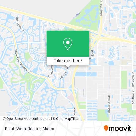 Ralph Viera, Realtor map