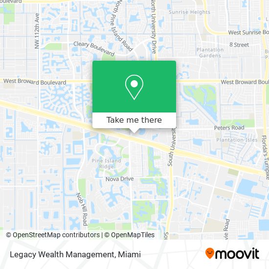 Legacy Wealth Management map