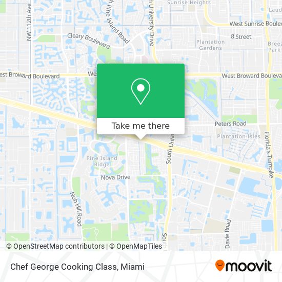 Chef George Cooking Class map