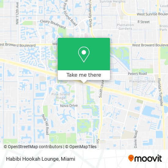 Habibi Hookah Lounge map