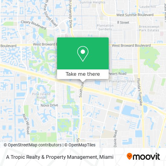 A Tropic Realty & Property Management map